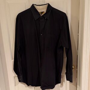 Men's Camp Creek Black Button down Shirt Size XL